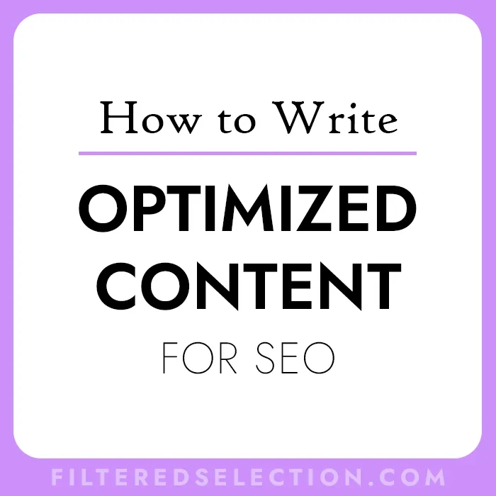 How to Create Optimized Content | SEO Content Writing Guide